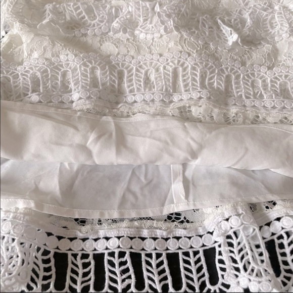 French Connection Ruffle White Dress - Picture 10 of 15